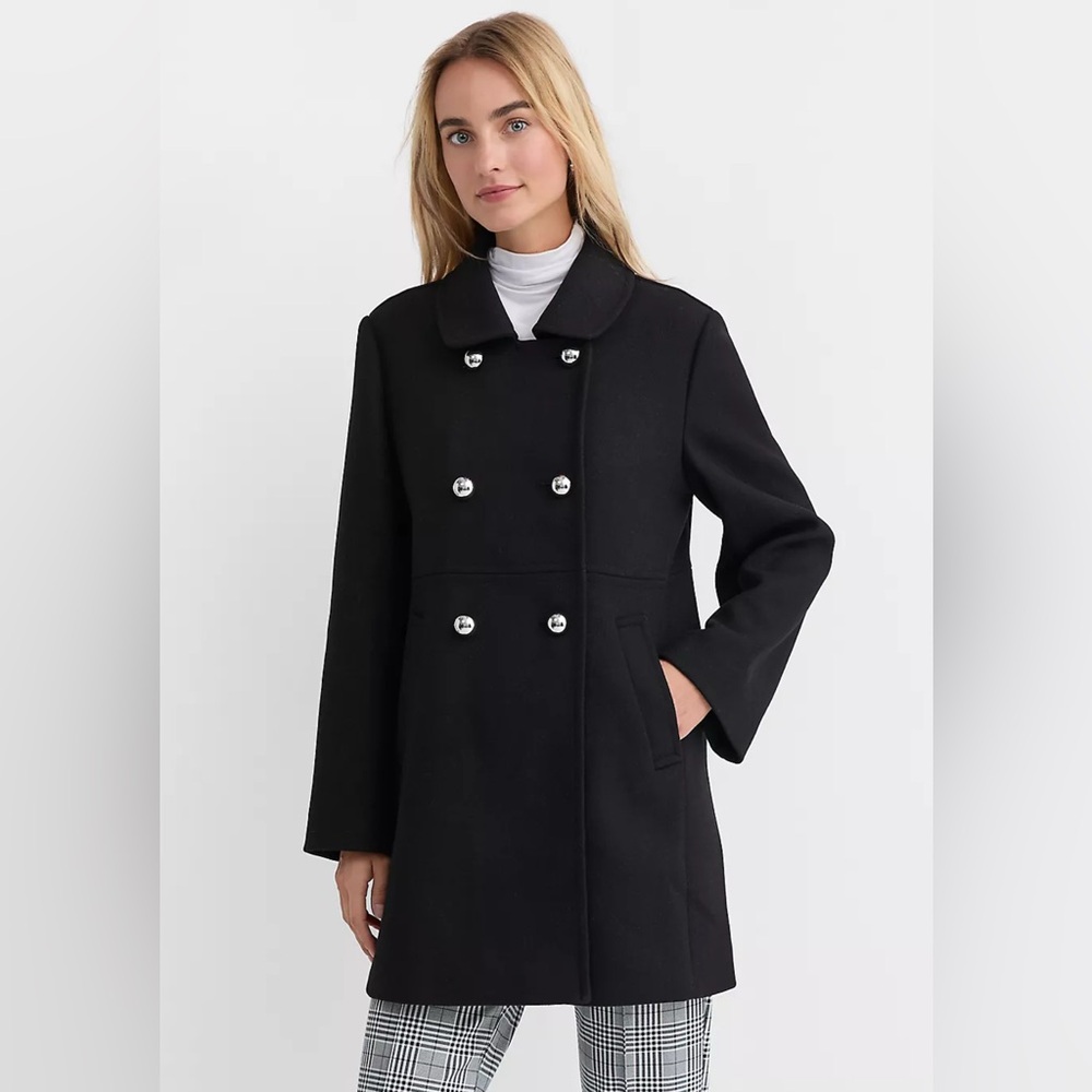 Petite Modern Double Breasted Women’s Coat